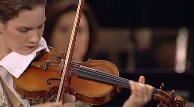 Hilary Hahn plays Mozart's Violin Concerto No. 3