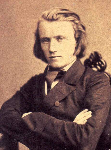 Johannes Brahms in 1853