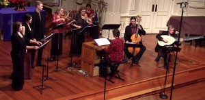 Voices of music play Alessandro Grandi's Venetian Christmas Vespers.