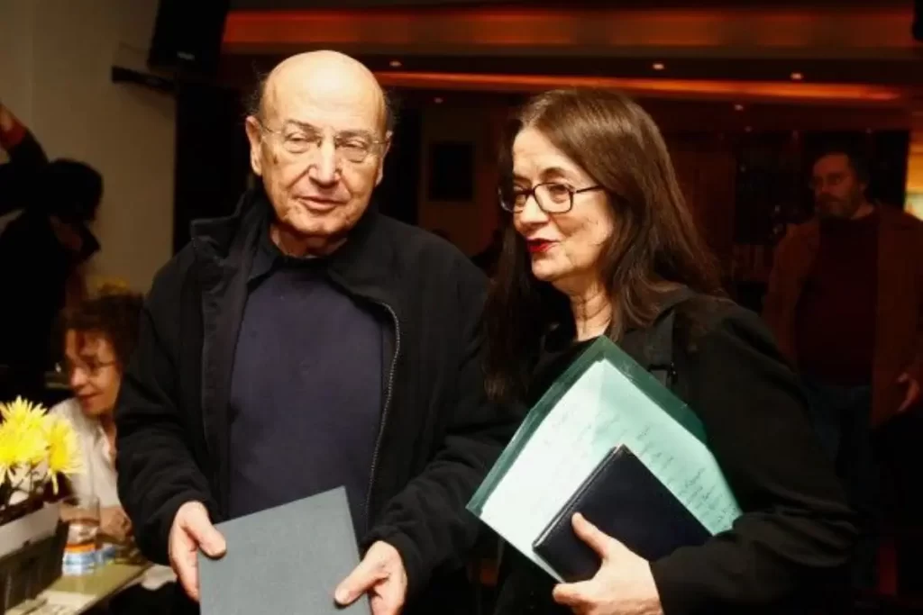 Eleni Karaindrou with Theo Angelopoulos