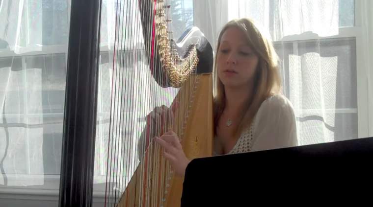 Lauren Baker plays "Pachelbel's Canon in D Major" on Harp.
