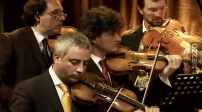 Il Giardino Armonico ("The Harmonious Garden") plays Antonio Vivaldi's Concerto for Four Violins and Cello in B Minor