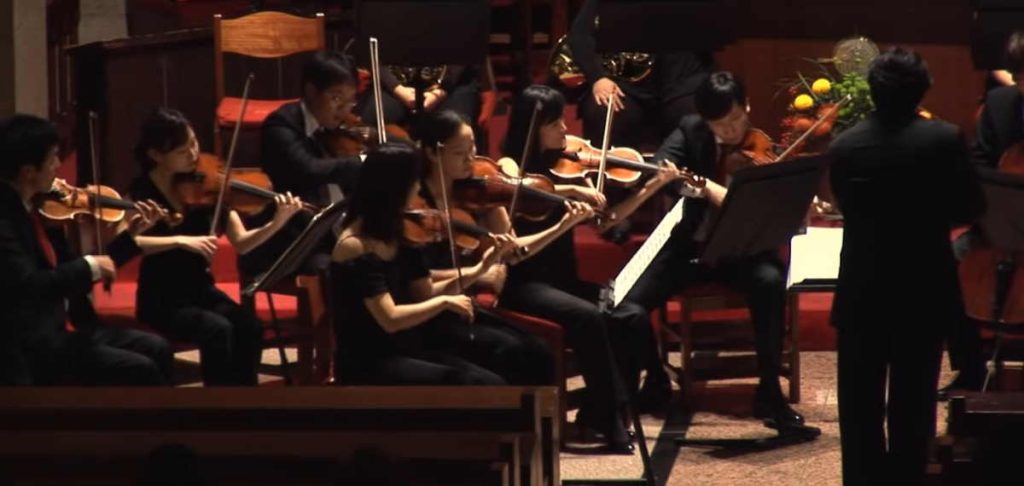 Conducted by Jee-hwan Kim, Ensemble PAN performs Mozart Symphony No. 3 in E-flat major, K. 18.