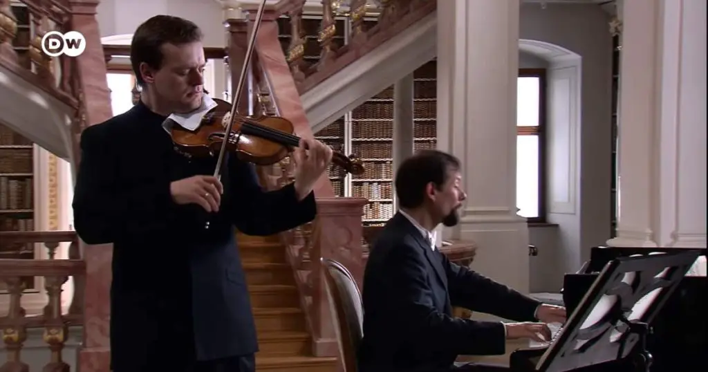 Zimmermann and Pace perform Bach: Sonata No. 4 in C Minor for Violin and Piano, BWV 1017