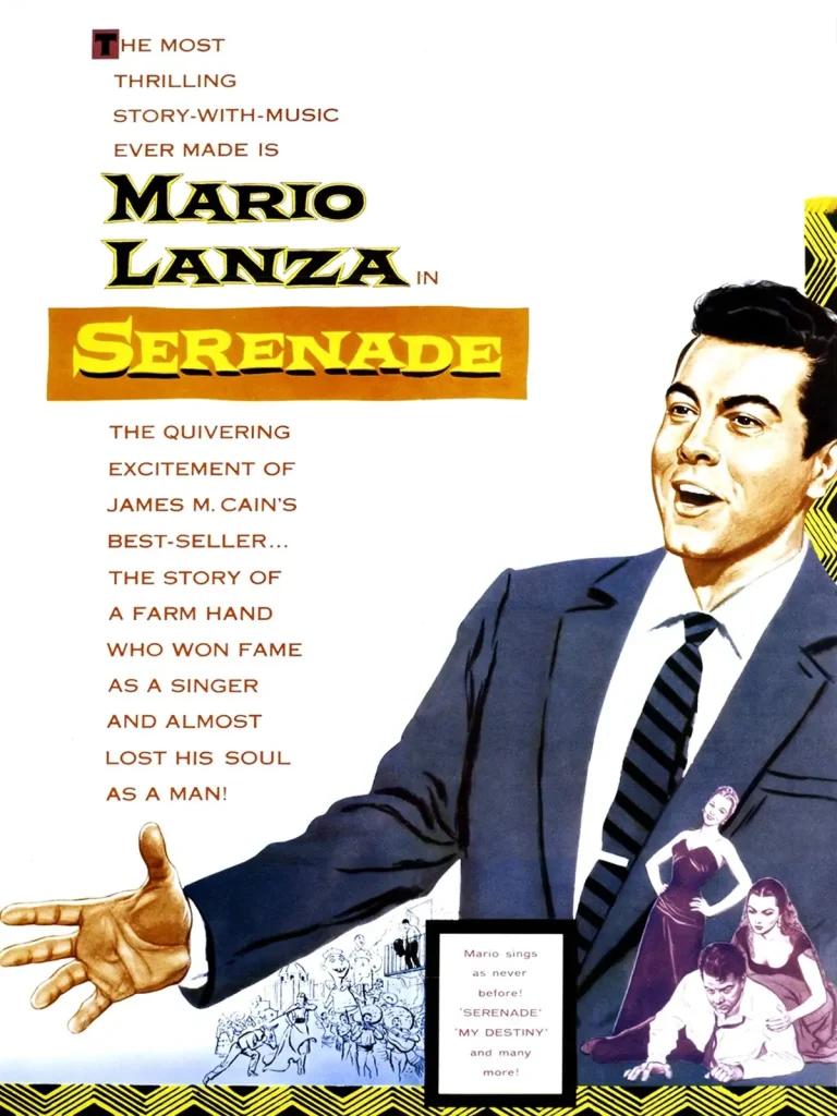 Serenade, Original movie poster [Mario Lanza].