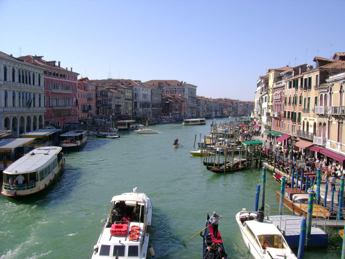 The Grand Canal of Venice from the Rialto Bridge The Grand Canal of Venice from the Rialto Bridge