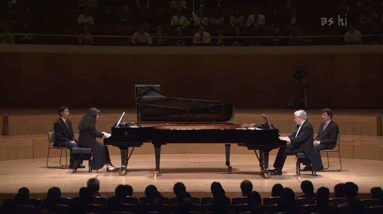 Argerich and Freire perform Rachmaninoff Suite No. 2
