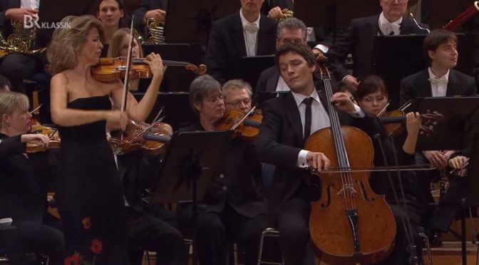 Anne-Sophie Mutter and Maximilian Hornung perform Brahms' DoubleConcerto