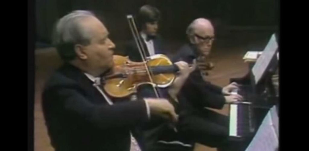 Oistrakh and Richter perform Brahms' Violin Sonata No. 3