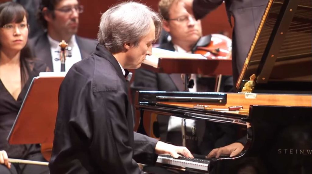 Jean-Efflam Bavouzet performs Maurice Ravel's "Piano Concerto for the Left Hand in D major"