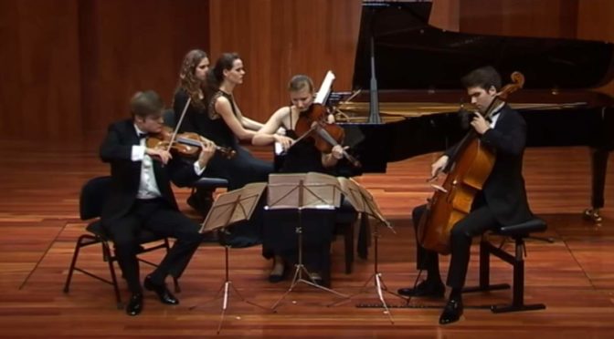 Notos Quartett performs Schumann - piano quartet