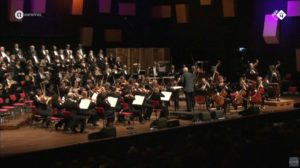 Radio Kamer Filharmonie (Netherlands Radio Chamber Philharmonic) and Groot Omroepkoor (Netherlands Radio Choir) perform Ludwig van Beethoven's Symphony No. 9