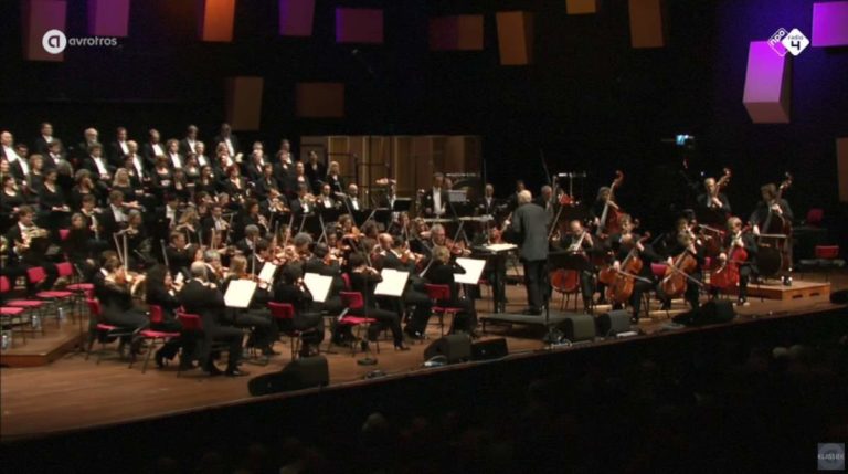 Radio Kamer Filharmonie (Netherlands Radio Chamber Philharmonic) and Groot Omroepkoor (Netherlands Radio Choir) perform Ludwig van Beethoven's Symphony No. 9