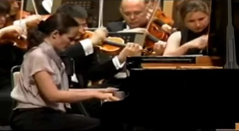 Hélène Grimaud performs Ludwig van Beethoven's Piano Concerto No. 5