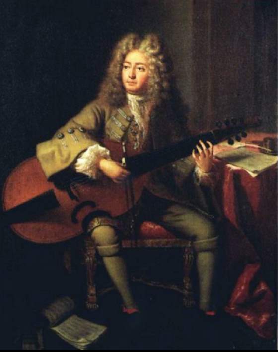 Marin Marais by André Bouys, 1704