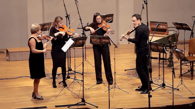 Croatian Baroque Ensemble performs Georg Philipp Telemann Concerto for Four Violins