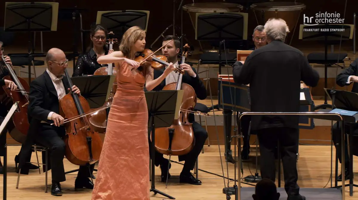 Vilde Frang performs Johann Sebastian Bach's Violin Concerto in E major, BWV 1042