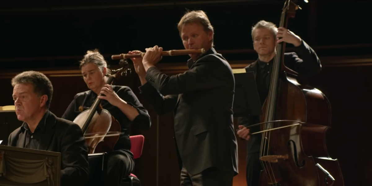 Netherlands Bach Society performs Bach - Orchestral Suite No. 2 in B minor, BWV 1067
