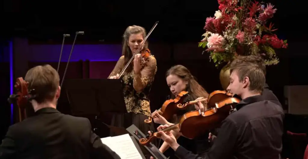 Janine Jansen and friends perform Chausson: Concert for Violin, Piano and String Quartet