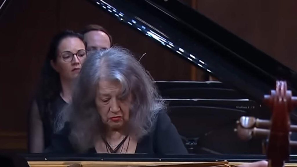Martha Argerich performs Ravel Piano Concerto