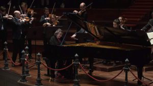 Elisabeth Leonskaja performs Mozart Piano Concerto No. 12