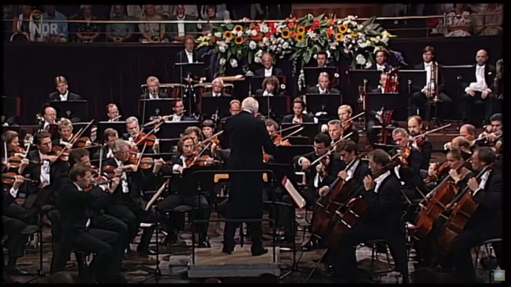 Conducted by Günter Wand, the NDR Elbphilharmonie Orchestra performs Johannes Brahms Symphony No. 1