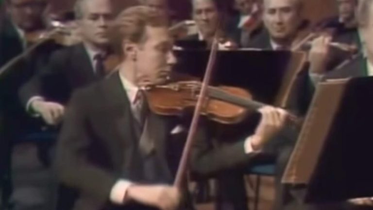 David Nadien plays the Pas de deux violin solo from Tchaikovsky Swan Lake