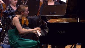 Accompanied by the Sydney Symphony Orchestra, Oxana Shevchenko performs Mozart Piano Concerto No. 26 in D major, K. 537, commonly known as the Coronation Concerto. Conductor: Benjamin Northey.