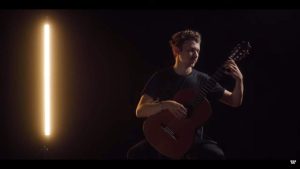 French classical guitarist Thibaut Garcia plays Sacrificio (sacrifice) by the Spanish composer Sainz de la Maza, written for the 1965 film La Frontera de Dios.