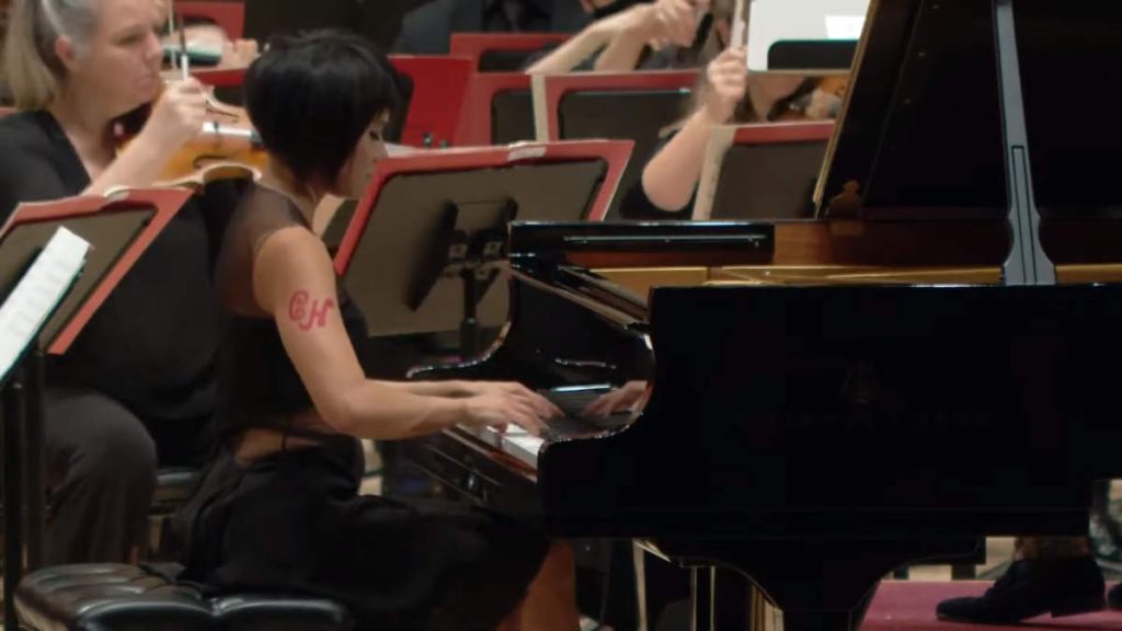 Accompanied by the Philadelphia Orchestra, Yuja Wang performs Dmitri Shostakovich Piano Concerto No. 2