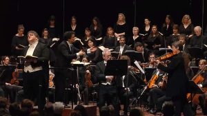 Conducted by Alain Altinoglu, the hr-Sinfonieorchester (Frankfurt Radio Symphony Orchestra) and Vocalconsort Berlin perform Bach - St John Passion (German: Johannes-Passion), BWV 245.