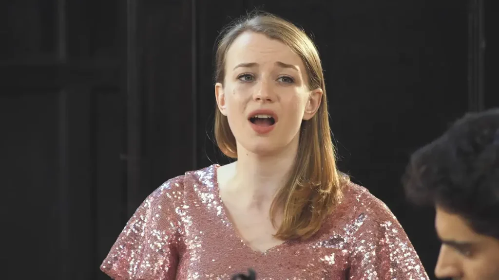 Accompanied by Sam Brown on lute, soprano Angela Hicks sings Flow, My Tears by John Dowland